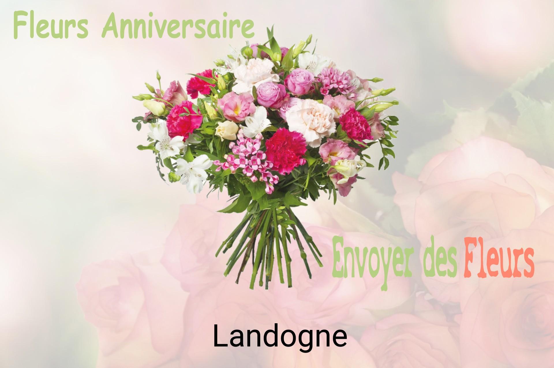 Bouquet de fleurs d’anniversaire livré à Landogne